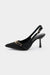 Pointed Toe Tie-Up Heels