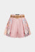 Floral Print Belted Wide Leg Shorts