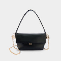 Faux Leather Shoulder Bag
