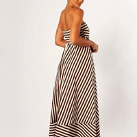 Nocturnal Charm Ruched Maxi Dress