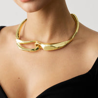 Alloy Irregular Chain Necklace