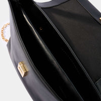 Faux Leather Shoulder Bag