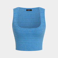 Knit Square Neck Tank Top