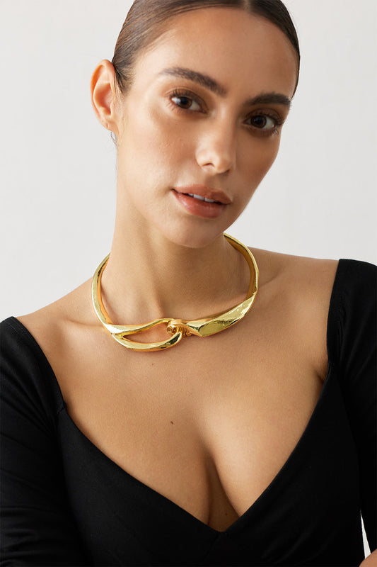 Alloy Irregular Chain Necklace