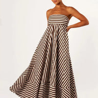 Nocturnal Charm Ruched Maxi Dress