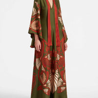 Elegance Dazzling Print Maxi Dress