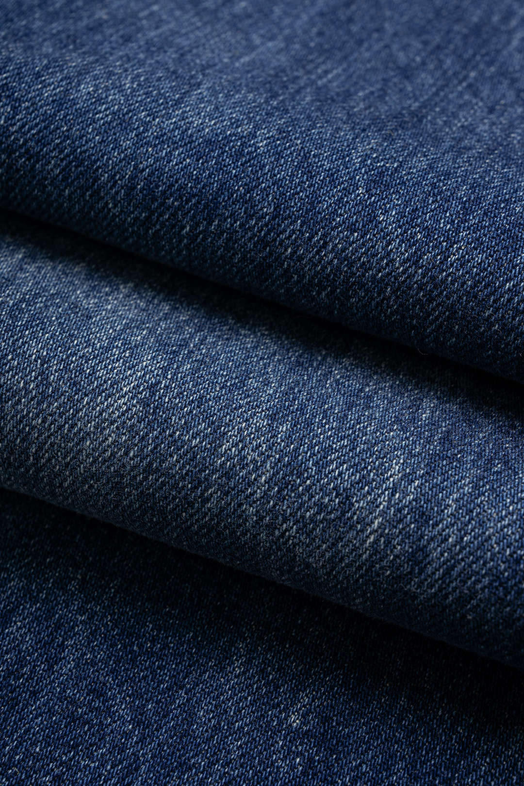Denim Asymmetrical Frayed Barrel Jeans