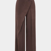 Asymmetrical Wide Leg Pants