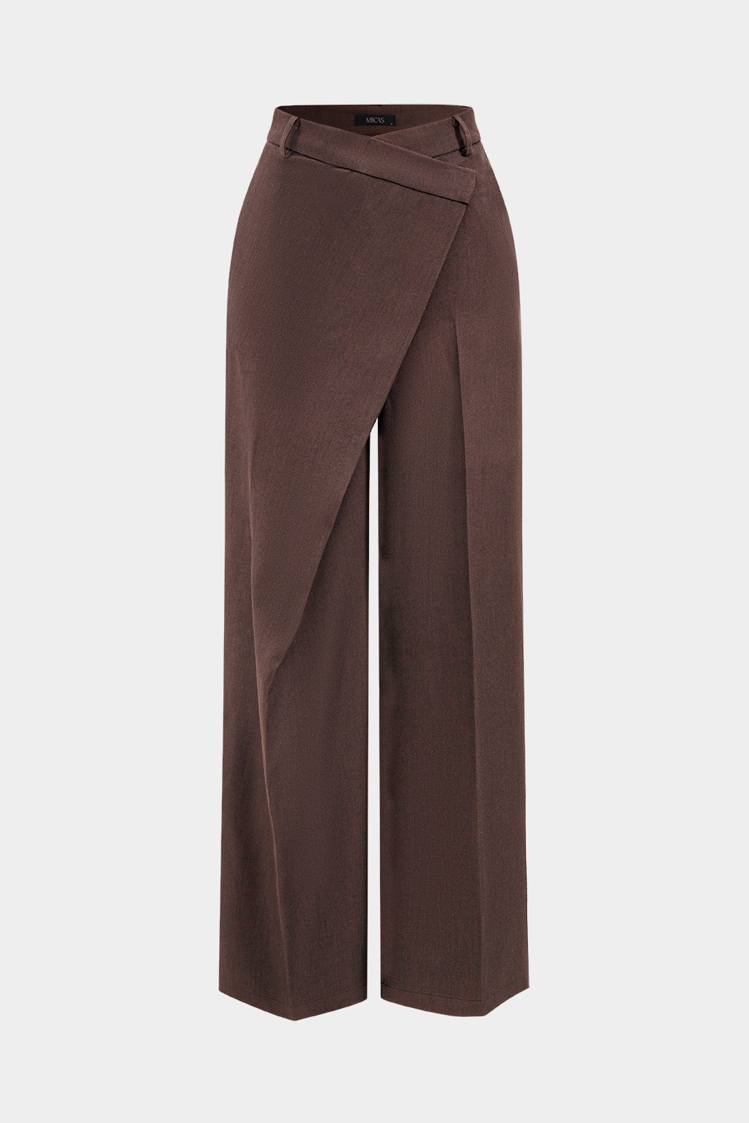 Asymmetrical Wide Leg Pants