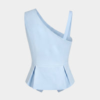 Asymmetrical Button Vest