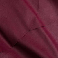 Solid Faux Leather Asymmetrical Skirt