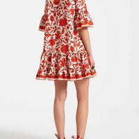 Unique Autumn Prints Mini Dress