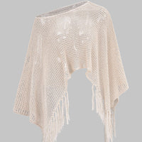 Fringe Hollow Out Cover Up