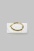 Metallic Faux Leather Clutch Bag