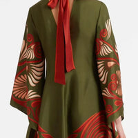 Elegance Dazzling Print Maxi Dress