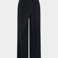 Asymmetrical Wide Leg Pants
