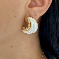 Alloy Pearl Earrings