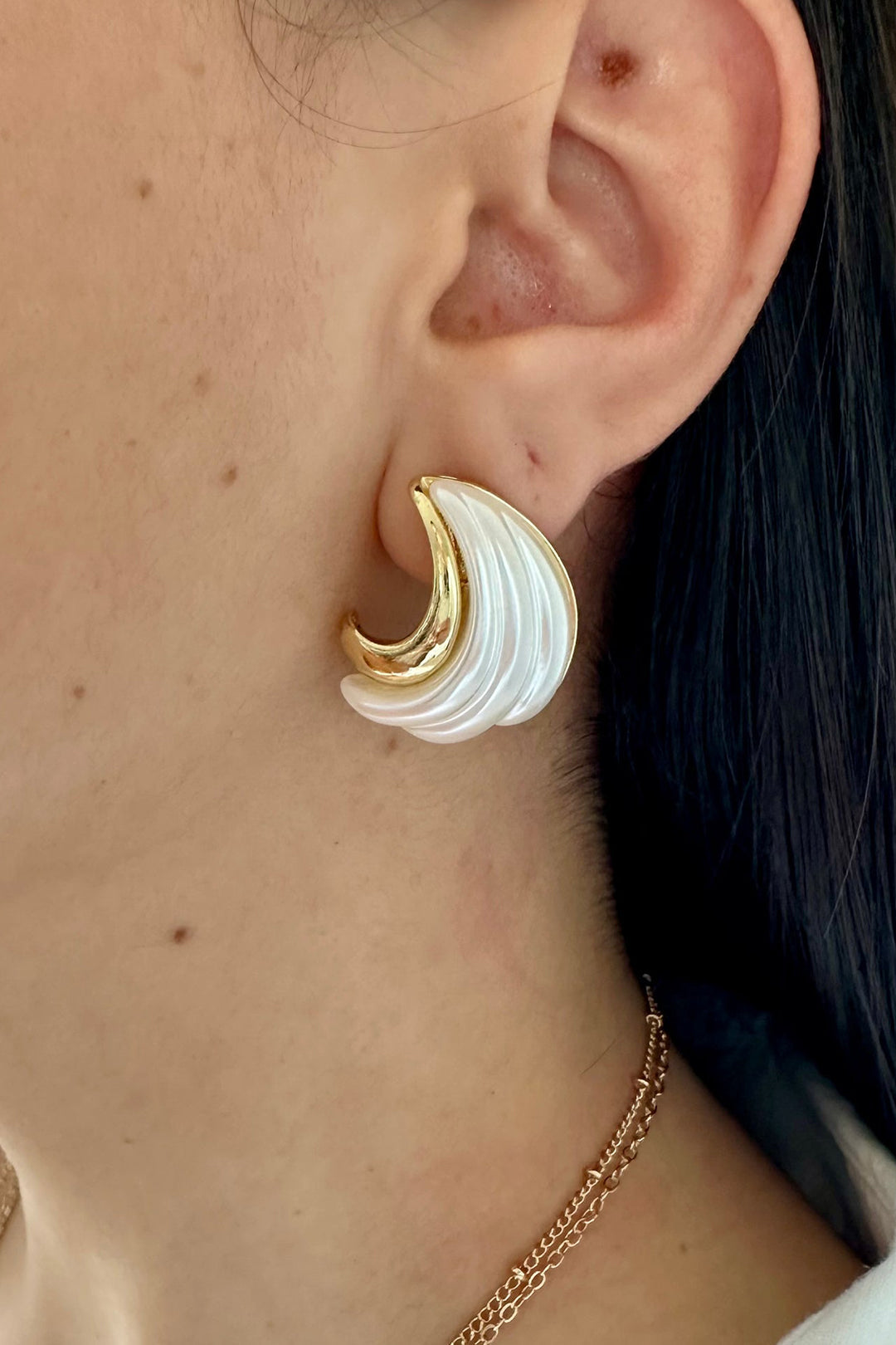Alloy Pearl Earrings
