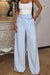 Asymmetrical Wide Leg Pants