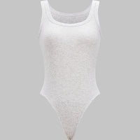 Basic U-Neck Sleeveless Bodysuit