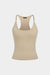 Metallic Round Neck Cami Top