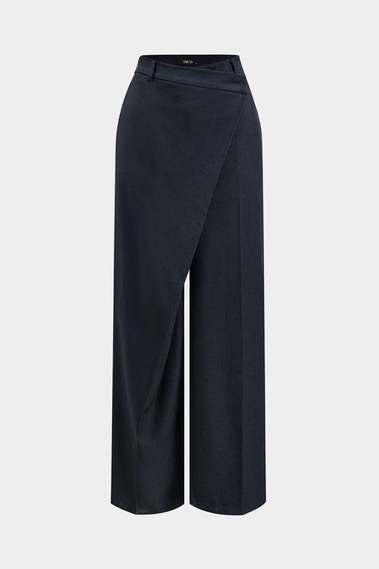 Asymmetrical Wide Leg Pants
