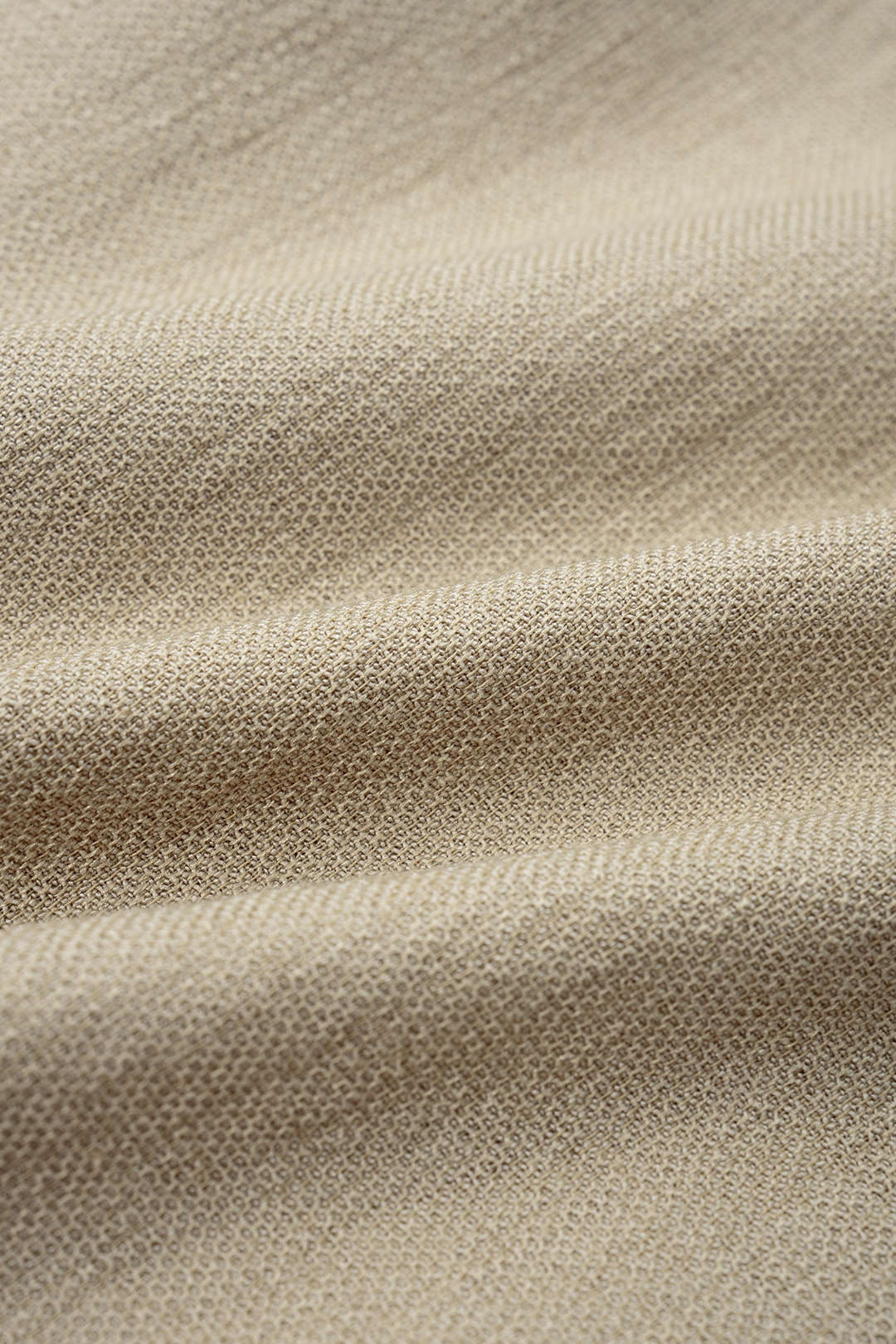Linen Contrast Binding High Waist Skirt