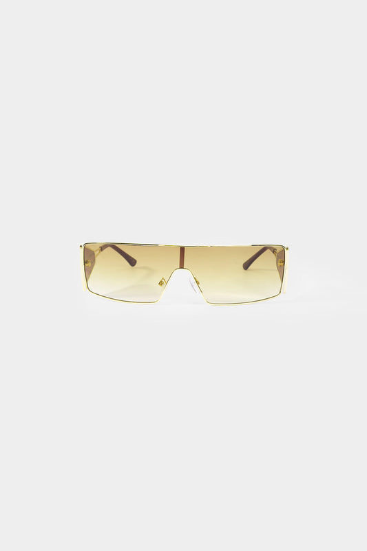 Meta Square Frame Sunglasses