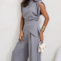 Chic Irregular Top Set