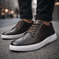 Hutton Heritage Leather Trainers