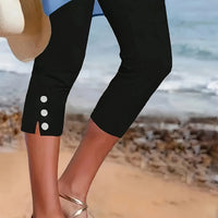 Clara Polished Stretch Capri