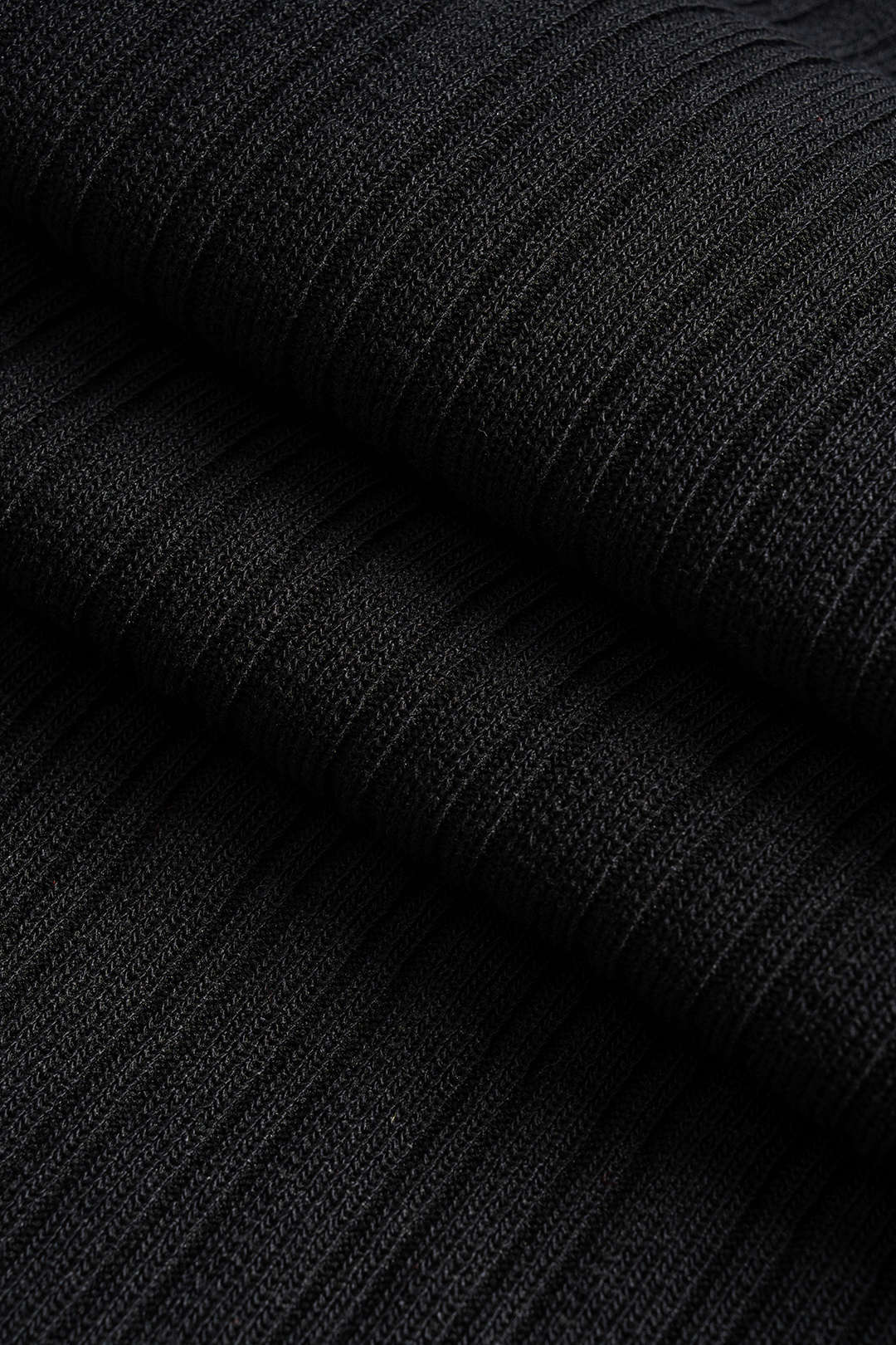 Knit Contrast Lapel Button Short Sleeve Dress