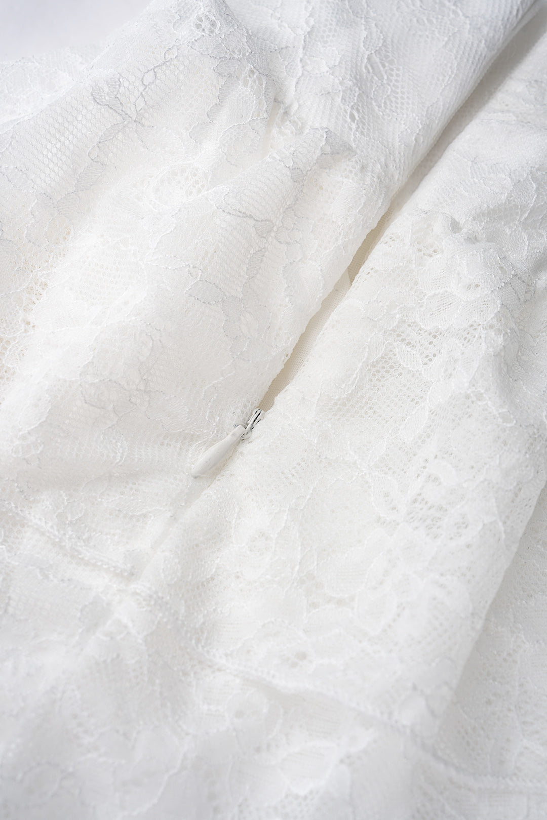 Lace Layered Ruffle High Waist Skirt