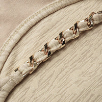 Metallic Round Neck Cami Top