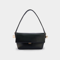 Faux Leather Shoulder Bag