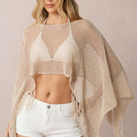 Fringe Hollow Out Cover Up
