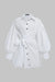 Ruched Asymmetrical Tie-Front Mini Dress