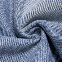 Denim Button Pocket Wide Leg Jeans