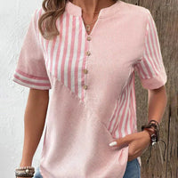 ANYA STRIPED BLOUSE