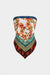 Artistic Floral Print Tie Back Tube Top