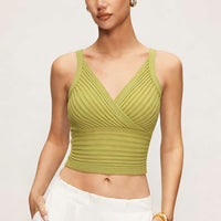 Knit V-Neck Cami Top
