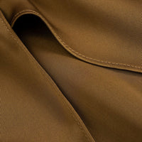 Satin Metallic Ruched Short Sleeve Midi Dress