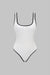 Contrast Binding Slip Sleeveless Bodysuit