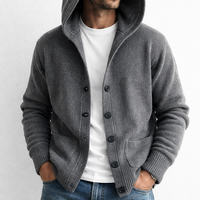 STIRLING HOODED KNIT CARDIGAN