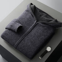 CYRUS REVERSIBLE CASHMERE HOODIE