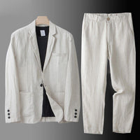 Davenport Linen Suit Set