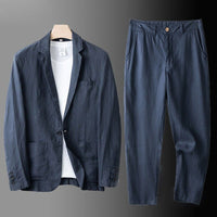 Davenport Linen Suit Set