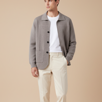 Pemberton Merino Button Overshirt