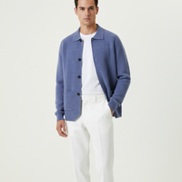 Pemberton Merino Button Overshirt