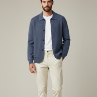 Pemberton Merino Button Overshirt